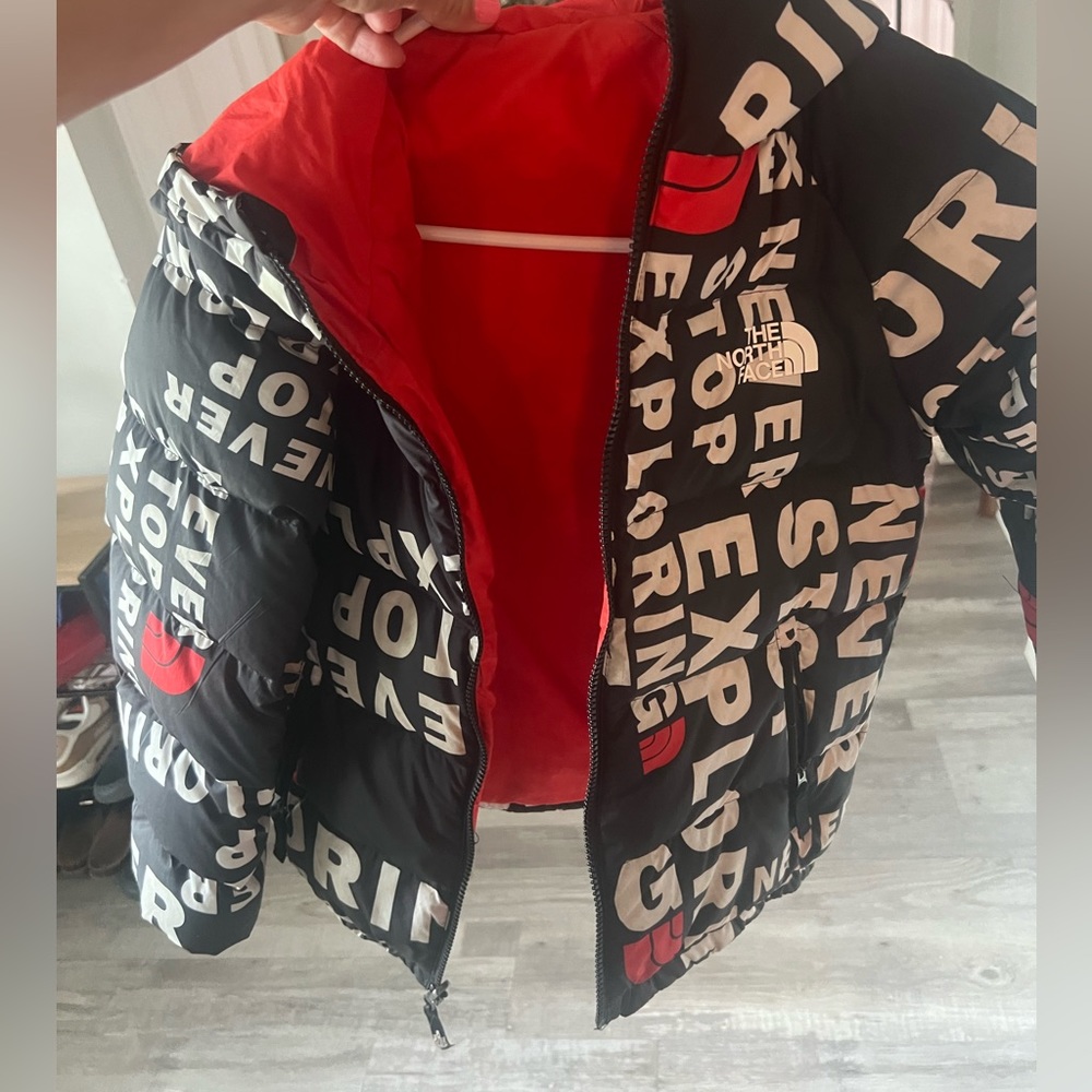 Reversible north face jacket